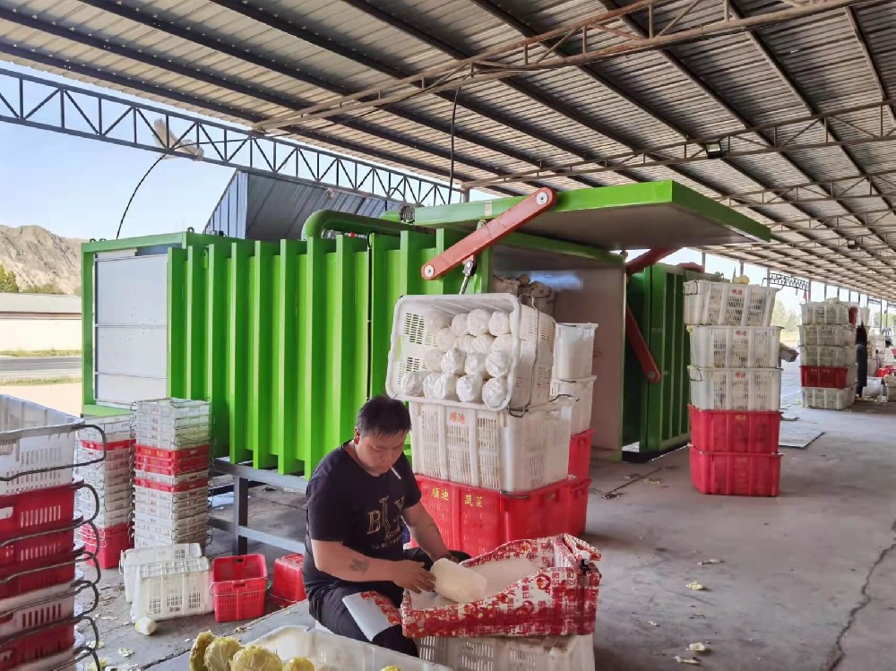 Yongchang, Jinchang, Wuwei, Zhangye China doll base, 80% of high-end customers in the use of our vacuum pre-cooling machine, the baby vegetables sent here to all parts of the country.