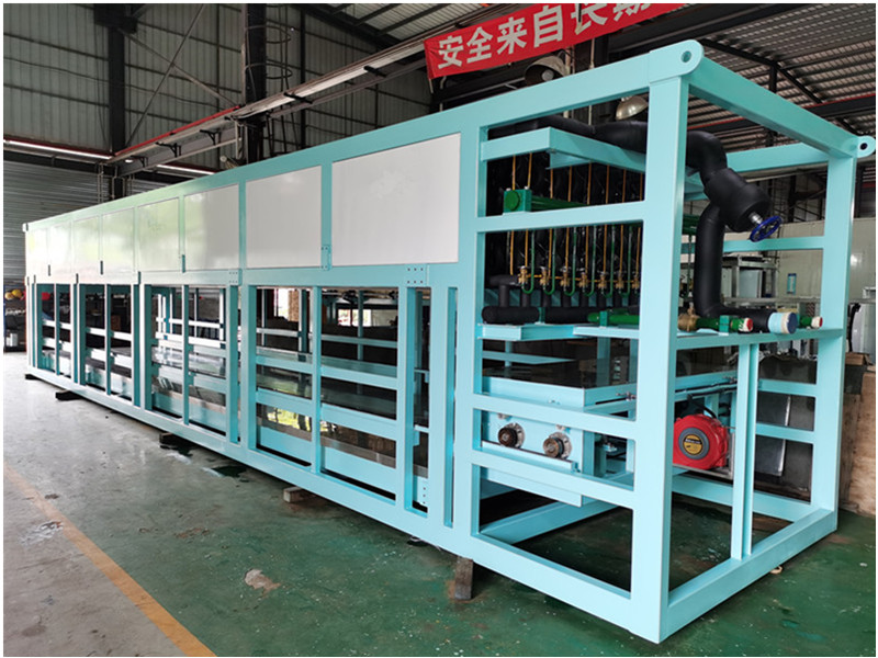 The new modular straight ice brick machine, Yunnan vegetable transport preservation project is about to be completed commissioning and put into use.