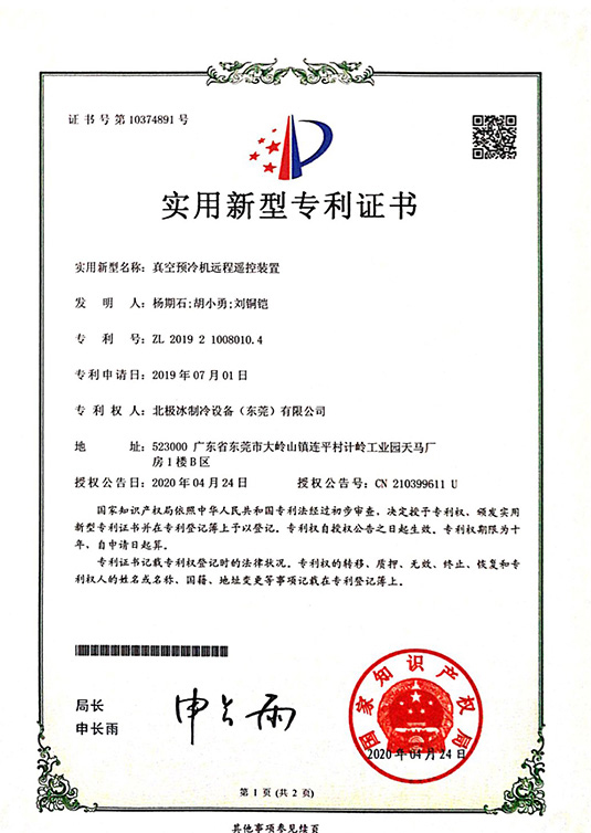 Remote control patent
