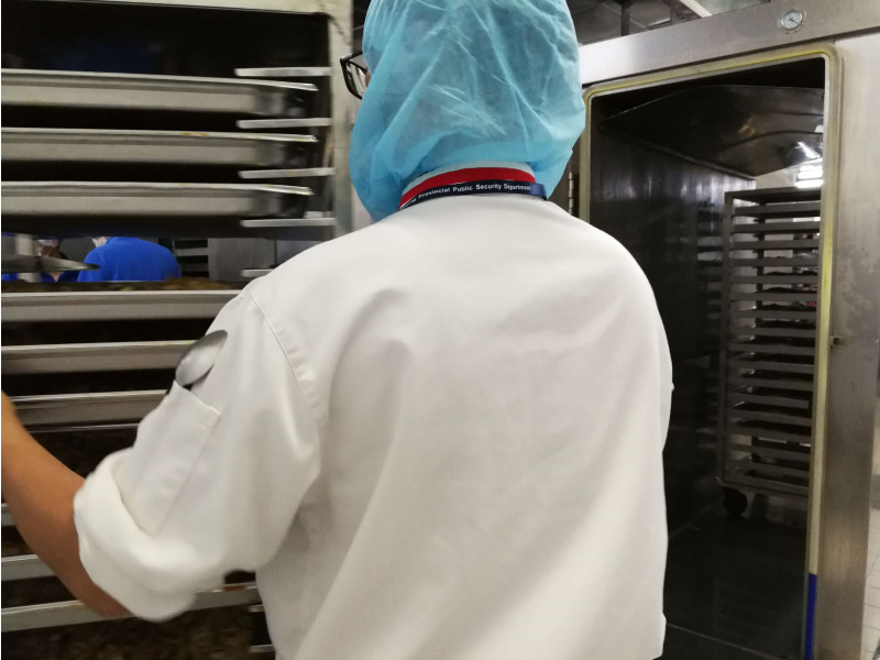 Handling capacity 200kg cooked food vacuum cooling machine adjustment completed