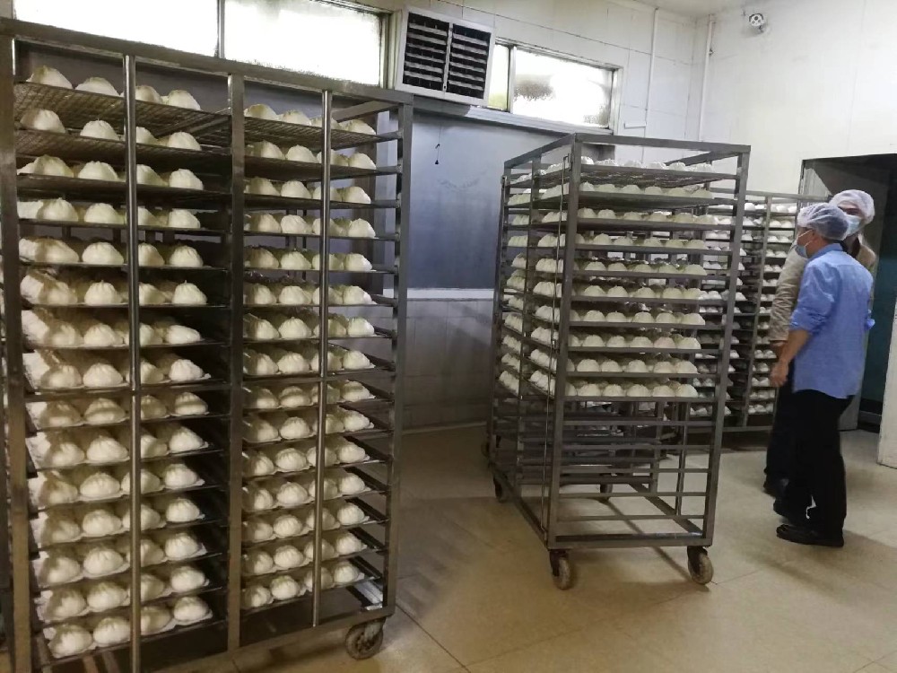 Beijing large food company steamed bun processing workshop