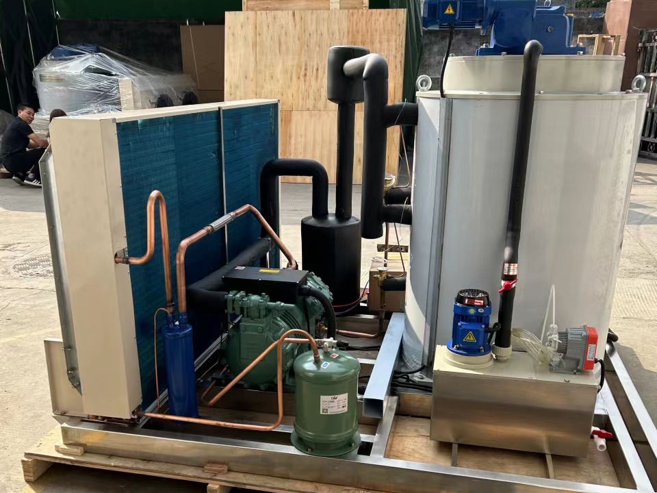 3 Sets 5 ton flake ice machines shipped to Nicaragua customer