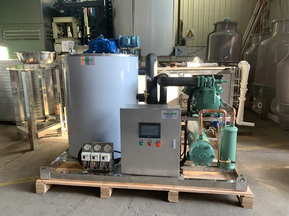 ICEUPS 5 ton flake ice machine customized for Africa customer