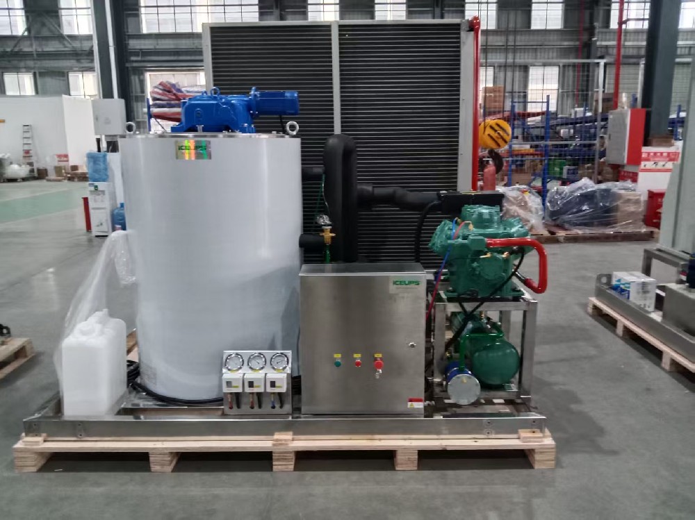 6 ton Air cooled flake ice machine to Russia