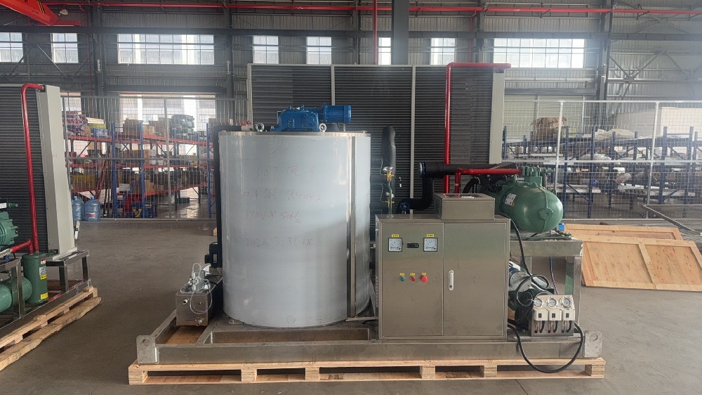 10 ton Air cooled Flake ice machine to Russia
